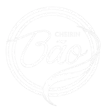 Logo minimalista em preto e branco